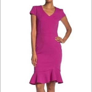 NWT Betsey Johnson Crepe Sheath Dress